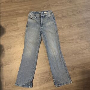 Good American Light Blue Flare Jeans
